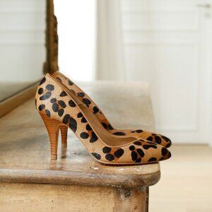 Sezane Escarpins Django (Django High Heels) - Leopard Noisette